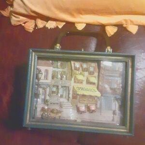 Vintage Unique wood purse.